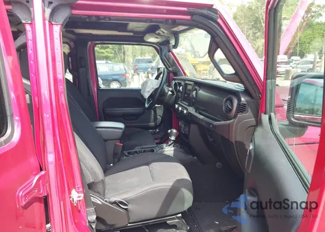 2021 Jeep Wrangler Unlimited Sport S 4X4 z USA, uszkodzony, nr VIN 1C4HJXDN1MW855355